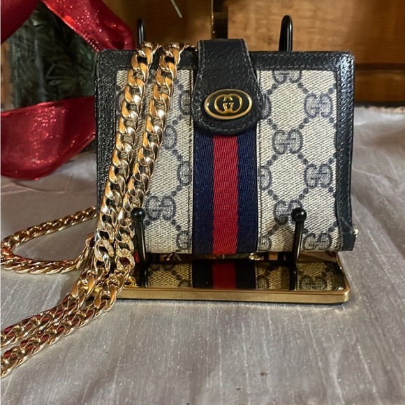 💎💎GUCCI WALLET ON CHAIN💎💎 - Picture 1 of 6